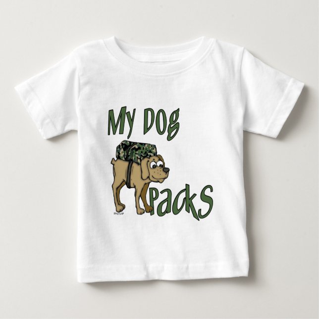 Camp Dog Baby T-Shirt (Front)