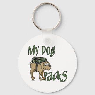 Camp Dog Keychain