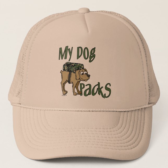 Camp Dog Trucker Hat (Front)
