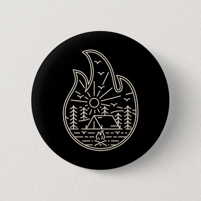 Camp Fire 2 Button (Front)
