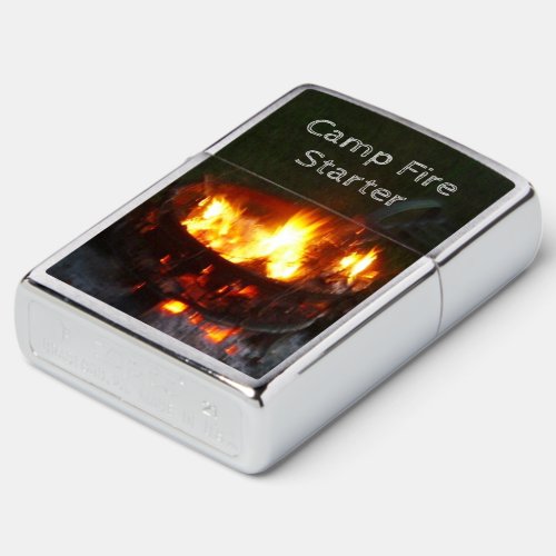 Camp Fire Start ZIPPO Pocket Lighter