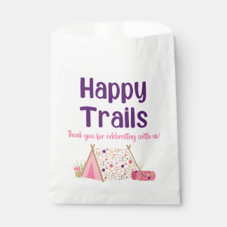 Camp Girl Happy Trails Favor Bags