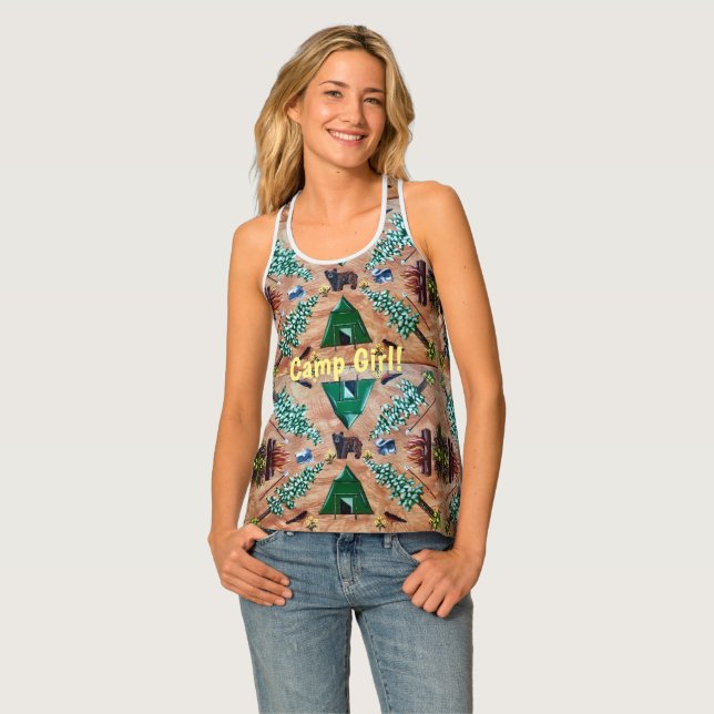 Camp Girl Tank Top (Front Full)