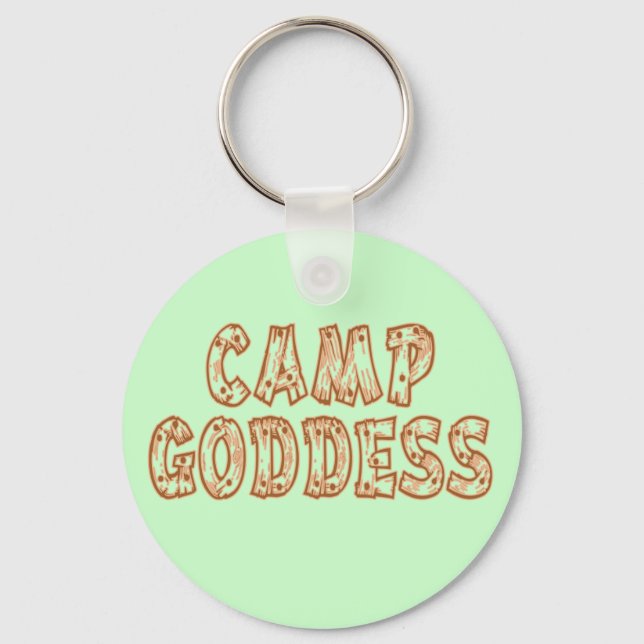 Camp Goddess Keychain (Front)