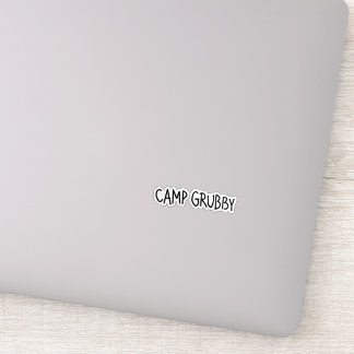 Camp Grubby sticker