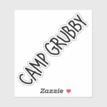 Camp Grubby Vinyl Decal