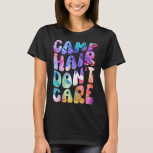 Camp Hair Don't Care Summer Camping Shirt For Girl