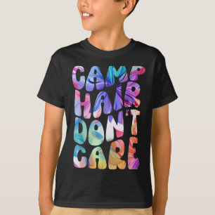 Camp Hair Dont Care Summer Camping Shirt For Girls