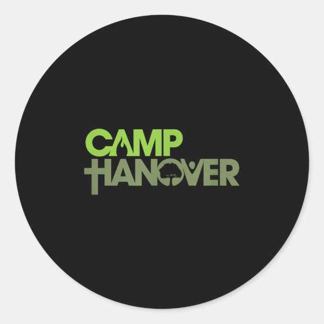Camp Hanover Logo - Dark Colors  Classic Round Sticker (Front)