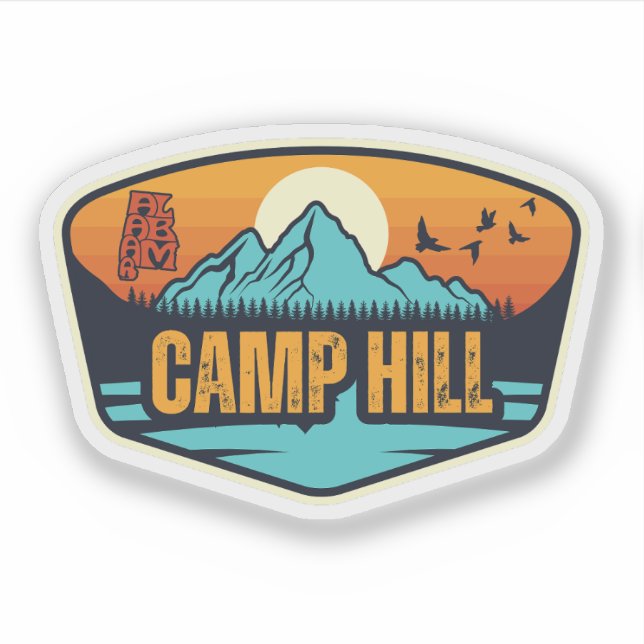 Camp Hill, Alabama Sticker (Front)