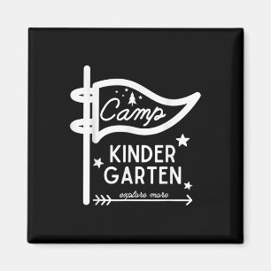 Camp Kindergarten Teacher Funny Camper Camps Campi Magnet