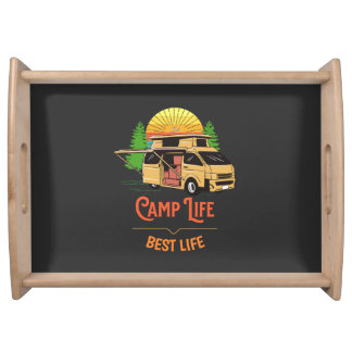 Camp Life Best Life Camper Serving Tray