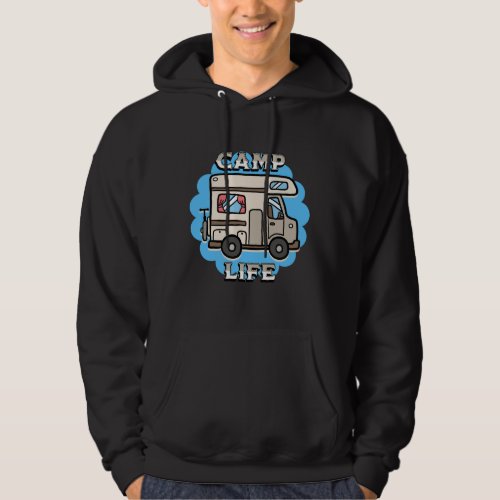 Camp Life  Retro Camper Hoodie