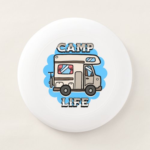 Camp Life  Retro Camper Wham_O Frisbee