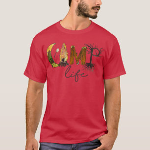 Camp Life Summer Camp and Hiking T-Shirt