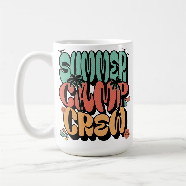 Camp-Life Summer Camping Beach Vacation Coffee Mug (Left)