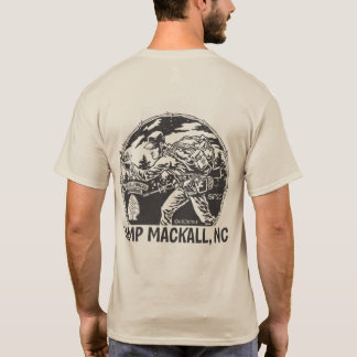 'Camp Mackall' - long tab - back T-Shirt