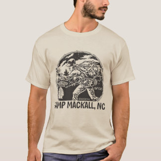 'Camp Mackall' - long tab - front T-Shirt