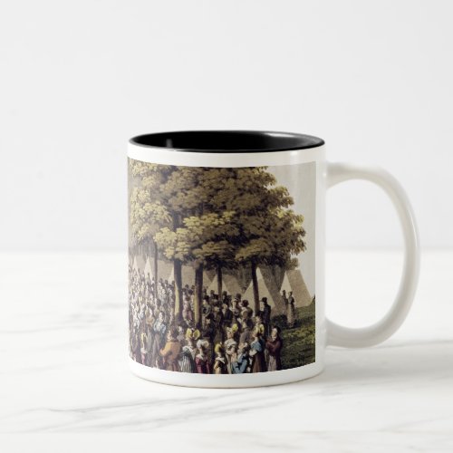 Camp Meeting of the Methodists in North Two_Tone Coffee Mug