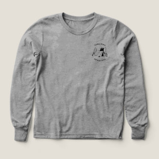 Camp more stress less basic long sleeve Tri-Blend shirts