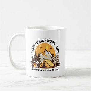 Camp More Worry Less Camp Coffee Mug