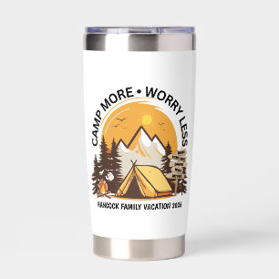 Camp More Worry Less Camp Insulated Tumbler