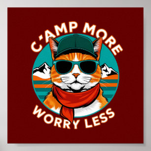 Camp More Worry Less Poster