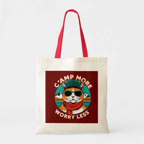 Camp More Worry Less Tote Bag