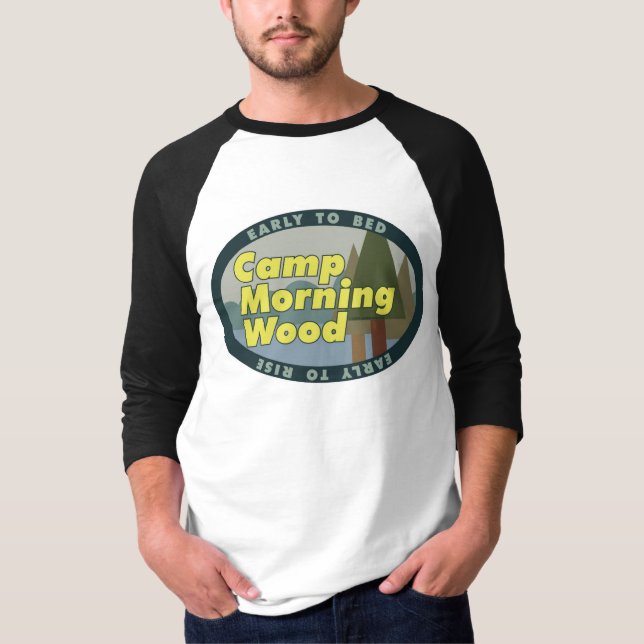 Camp Morning Wood T-Shirt (Front)