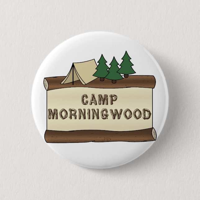 Camp Morningwood Pinback Button (Front)