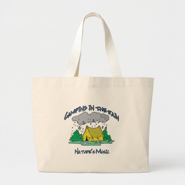 CAMP-Natures Music Large Tote Bag (Front)