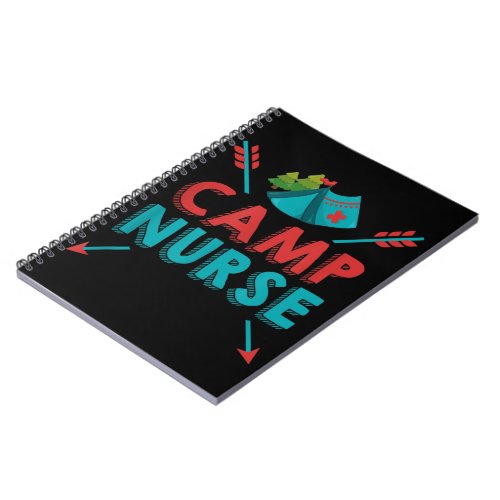Camp Nurse Nursing RN Appreciation Camping Notebook