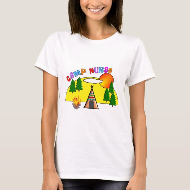 Camp Nurse T-Shirts & Tote Bags (Front)