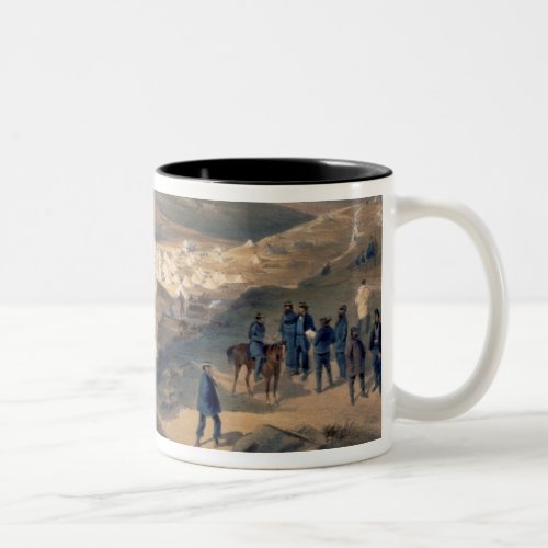 Camp of the Naval Brigade plate from The Seat of Two_Tone Coffee Mug