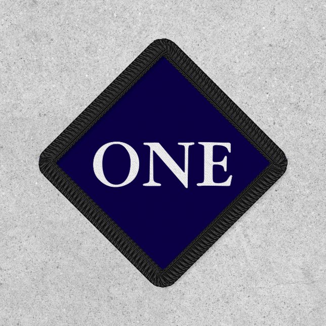 Camp ONE Blue Commandery Order of the Black Cross Patch (Front)