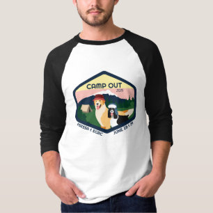 Camp Out 2025 Baseball Tee