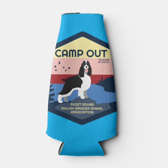 Camp Out 2025 Springer Drink Coozie (Front)