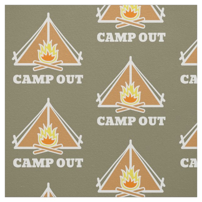 Camp out fabric (Swatch)