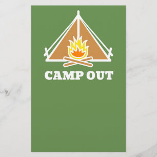 Camp out flyer