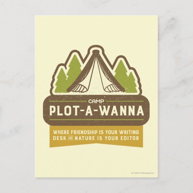 Camp Plot-A-Wanna Postcard (Front)