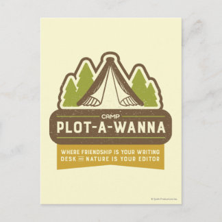 Camp Plot-A-Wanna Postcard