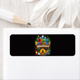 Camp Preschool Adventure Back to School First Day Label