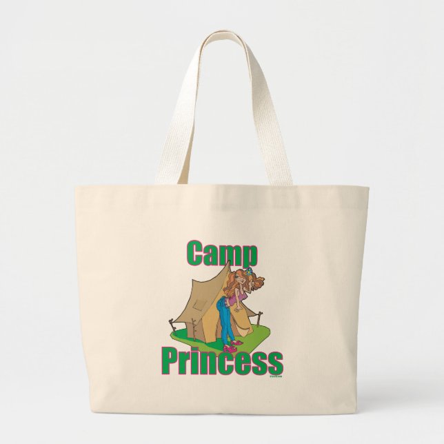 CAMP-Princess Large Tote Bag (Front)