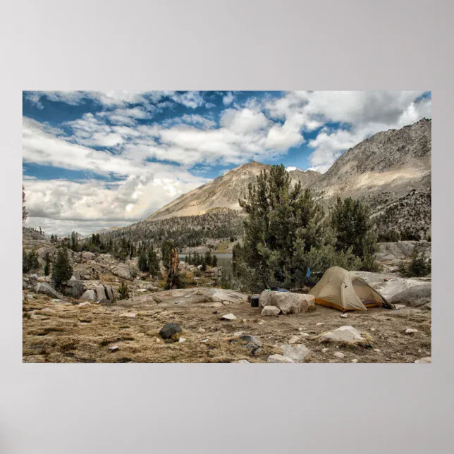 Camp Rae Lakes Poster | Zazzle