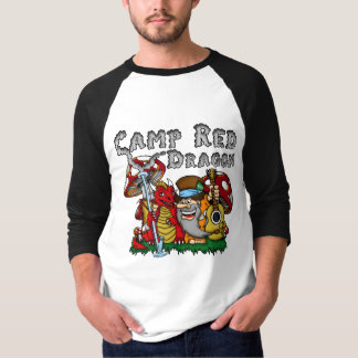 Camp Red Dragon 2025 B.A.T. Black 3/4 Jersey T-Shirt