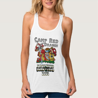 Camp Red Dragon 2025 B.A.T. White Tank Top