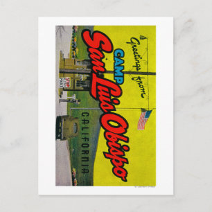 Camp San Luis Obispo, California Postcard