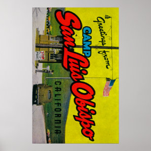 Camp San Luis Obispo, California Poster