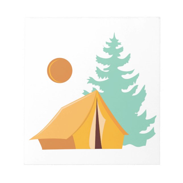 Camp Scene Notepad (Front)