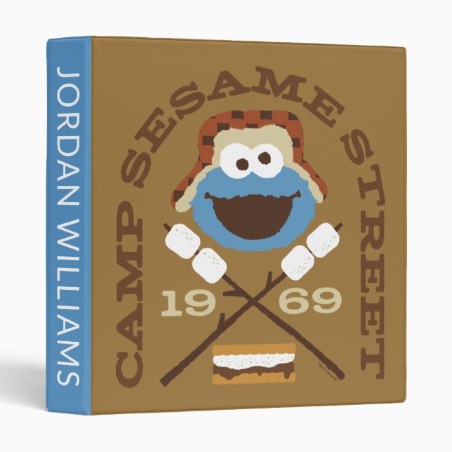 Camp Sesame Street 1969 | Add Your Name 3 Ring Binder (Front/Spine)